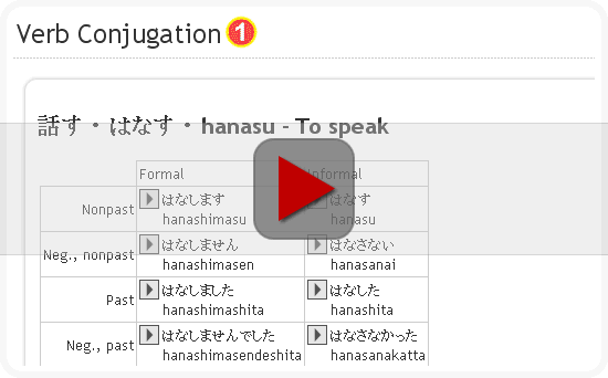 japanese verbs